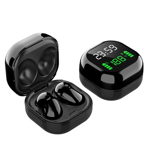 Fone de ouvido bluetooth S6 plus in-ear sem fio prova d água com microfone