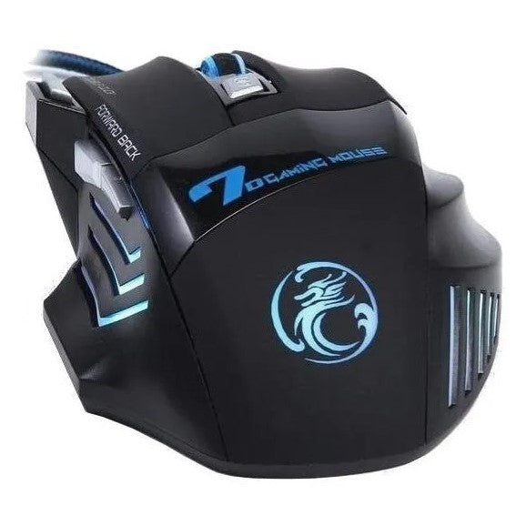 Mouse Gamer para jogos Laser X7 3200dpi Led Usb 7 Botões